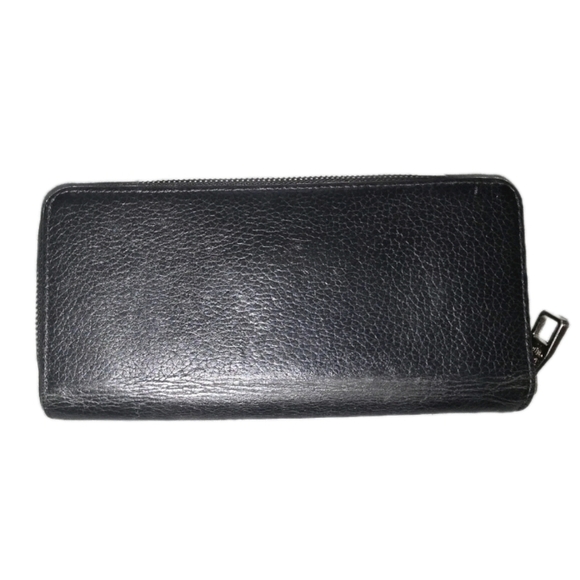 EUC - Authentic Louis Vuitton Unisex Taiga Leather Black Long Zippered Wallet - Picture 3 of 11